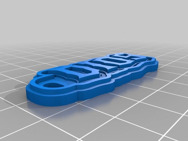 dios llaveros personalizado 3D print model - Mito3D