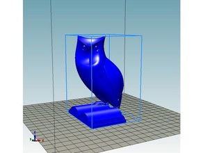 owl book animals 3d print model - Mito3D