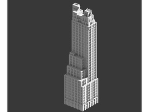 l'empire, compagnie de fiducie du bâtiment bâtiments et structures la construction style gothique les immeubles grande hauteur manhattan midtown nyc gratte-ciel 3d print model - Mito3D