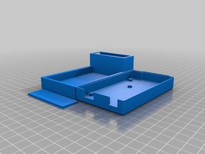 support arduino mega included protoboard battery holder electronics case 2560 3d print model - Mito3D