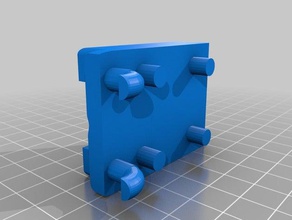 filler pegboard mount 3d printing 3d print model - Mito3D