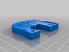 flexy elefante llavero la impresión en 3d 3d print model - Mito3D