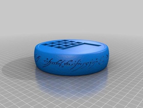 un anello di scatola gioielli i contenitori casella signore anelli 3d print model - Mito3D