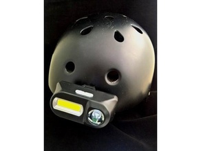 helmet headlight holder sport & outdoors bicycle light mount bike 3d print model - Mito3D