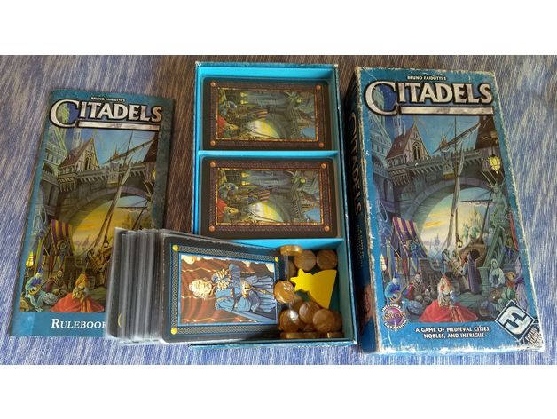 citadels board game insert toy & accessories boardgame inserts 3D print model - Mito3D