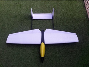 lidl xl glider 8mm twin boom conversion 3d printing 3d print model - Mito3D