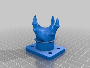 smaller bolt claw ball foot 3d printing 3d print model - Mito3D
