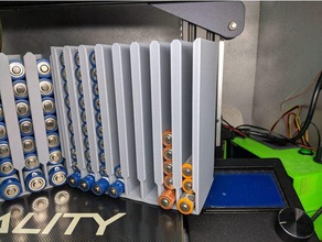 80 bateria aaa distribuidor eletrônica 3d print model - Mito3D