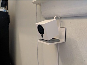 wyzecam 2 wall mount camera wyze wyzecam2 3d print model - Mito3D