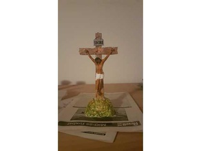 bricolage jésus de la croix personnes le jésus-christ peinture 3d print model - Mito3D