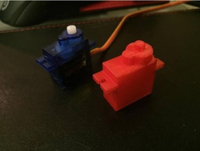9g servo tower pro replica la robotica lasercut mini in miniatura robot 3d print model - Mito3D