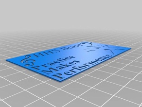 banda di carta segni e loghi band business cards card 3d print model - Mito3D