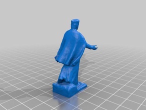 st francis xavier statue der university in cincinnati ohio scans & Replikate 3d print model - Mito3D