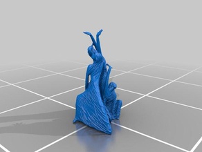 dance tears statue xavier university cincinnati ohio scans & replicas 3d print model - Mito3D