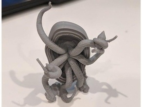 gloomhaven forgotten circles boss black tentacles toy & game accessories dnd lovecraft miniature tentacle 3d print model - Mito3D