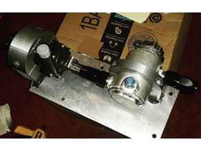 intercooler reservoir mount - converted moroso 85471 air oil separator tank automotive 3d print model - Mito3D