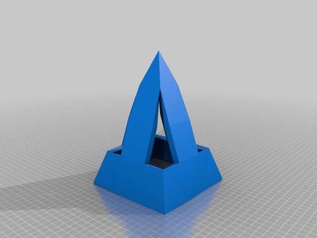 pyramid pattern001 math art 3D print model - Mito3D