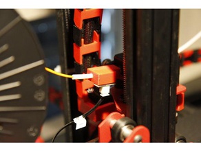 capteur fin filament alfawise u20 L'imprimante 3d de pièces détecteur double lecteur l'extrudeuse guide support 3d print model - Mito3D