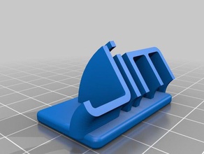 my customized sweeping name jim plate remix office 3d print model - Mito3D