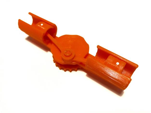 simple motor boxer juguetes mecánicos boxeador fidget juguete de 3D print model - Mito3D