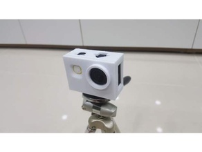 guerriglia action cam pro8500 mounter il fai da te actioncam actioncameraholder titolare macchina fotografica di azione supporto gopro mount 3d print model - Mito3D