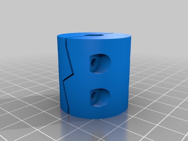 my customized configurable rod clamp coupler 3d printer parts 3D print model - Mito3D