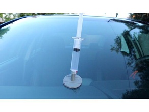 pedestal windshield crack repair vehicles car chip detailed diy glass kit syringe 3d print model - Mito3D