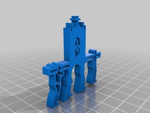 lucanum 3d - lettera r madonna di viggiano art basilicata 3d print model - Mito3D