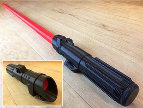 collapsing sith lightsaber removable blade toys & games sword 3d print model - Mito3D