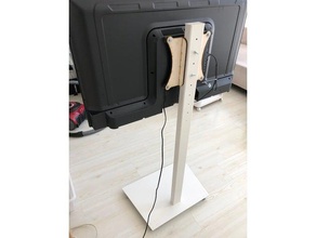 lcd tv stand le bricolage L'impression 3d lasercut 3d print model - Mito3D