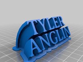 ty office customized 3d print model - Mito3D