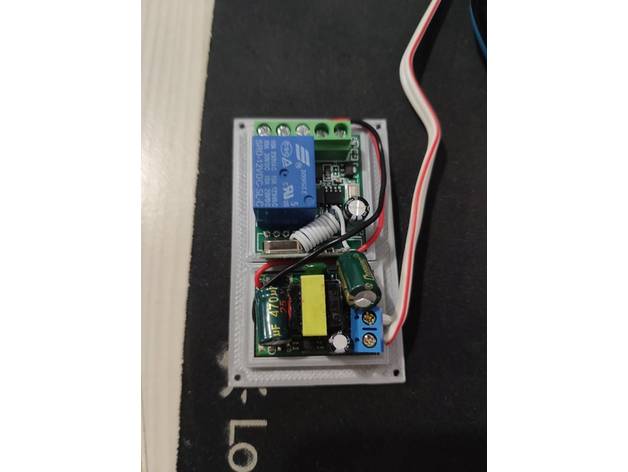 rf röle 12 V 220v trafo kutusu elektronik 12vdc 433mhz 3D print model - Mito3D