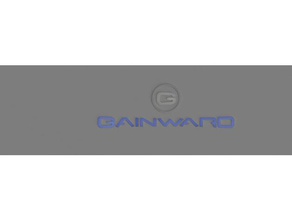 gainward logotipo eletrônica logotipos 3d print model - Mito3D