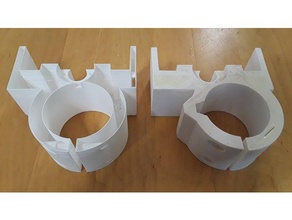 3d prints solid printer parts aluminium profile aluminum extrusion inmoov modifications 3d print model - Mito3D