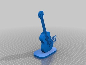 gitar kısa ola 3d baskı 3d print model - Mito3D