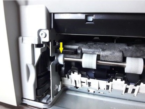 engrenagem hp photosmart c5180 alimentador de folhas engrenage derramar peças substituição a impressora peça 3d print model - Mito3D
