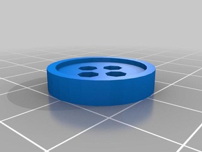 button 20mmx3mm 4 holes accessories customized 3d print model - Mito3D