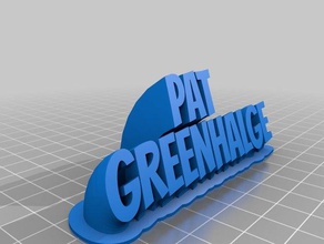 patty office customized 3d print model - Mito3D