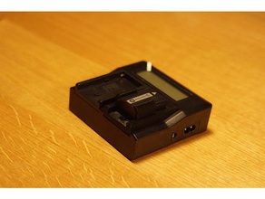 - Ladegerät-Adapterplatte für sony np-fw50 Akku Kamera 3d print model - Mito3D