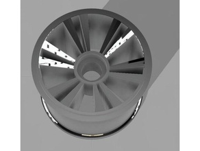 roda traseira f104 diferencial - openrc f1 r c veículos 3d print model - Mito3D