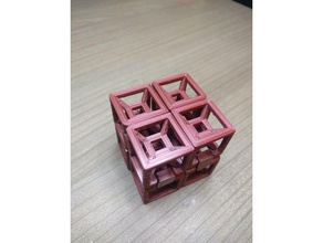 unendliche Folter-cube v2 03 Abstand 3d-drucken infinity cube 3d print model - Mito3D