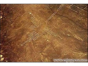 colibri - linee di nazca in peru' segni e loghi 3d print model - Mito3D