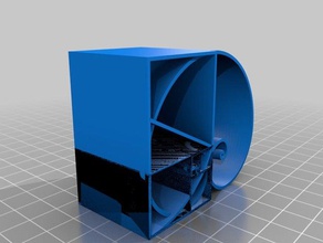 goldene-Schnitt-Spirale extrusion erstellen Skulpturen 3d print model - Mito3D