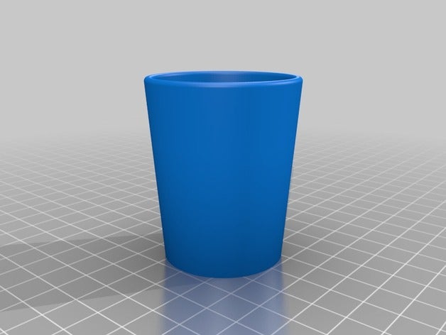 florida gators shot glass containers shotglass university 3D print model - Mito3D