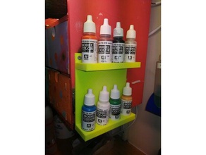 acrylic paint holder art tools 3d print model - Mito3D