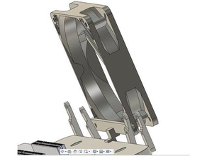abierto benchtable ventilador de 120 mm soporte equipo 3d print model - Mito3D