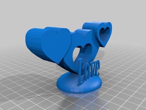 herzen La impresión en 3d herz 3d print model - Mito3D