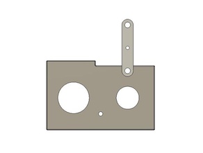 open benchtable 22mm button 16mm 3mm led bracket computer 3d print model - Mito3D