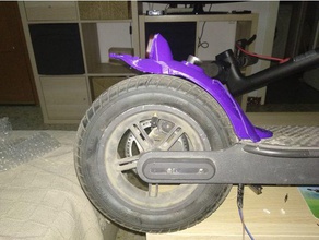 mudguard mix m365 hobi scooter xiaomi mijia 3d print model - Mito3D