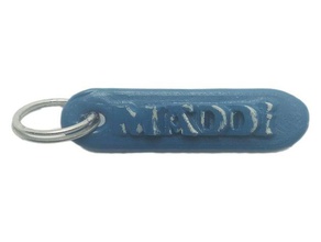 maddi personalized keychain embossed letters keychains 3d print model - Mito3D